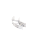 Curva Horizontal de Aluminio de 90° Perfil Z / Peralte 3 1/4