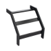 (CHCVET1X12EPK) CURVA VERTICAL EXTERIOR TUBULAR 1.5 DE PERALTE X 12 ANCHO PINTURA EPOX COLOR NEGRO, INCLUYE COPLe y tornilleria