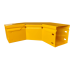 CHFIBER CURVA HORIZONTAL A 90° DE ALUMINIO PERALTE 4