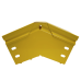 CHFIBER CURVA VERTICAL EXTERIOR A 45° DE ALUMINIO PERALTE 4