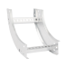 Curva Vertical Interior de Aluminio de 90° Perfil Z / Peralte 3 1/4