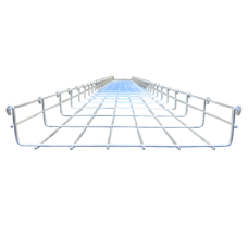 Charola Tipo Malla Línea MallaFils® 300x54 mm para hasta 232 Cables Cat6 / Uso Interior con Acabado EZ / Tramo 3 m