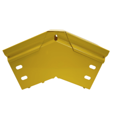 CHFIBER CURVA VERTICAL EXTERIOR A 45° DE ALUMINIO PERALTE 4