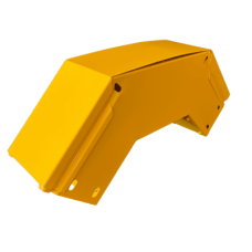 CHFIBER CURVA VERTICAL EXTERIOR A 90°  DE ALUMINIO PERALTE 4