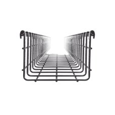 Charola Tipo Malla 105/150 mm, Acabado Electro Zinc, Hasta 251 Cables Cat6, Tramo de 3 Metros