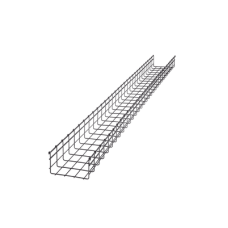 Charola Tipo Malla 105/200 mm, Acabado Electro Zinc, Hasta 334 Cables Cat6, Tramo de 3 Metros