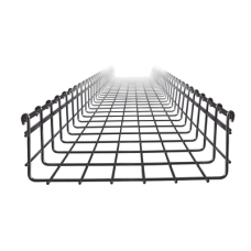 Charola Tipo Malla 105/300 mm, Acabado Electro Zinc, Hasta 501 Cables Cat6, Tramo de 3 Metros