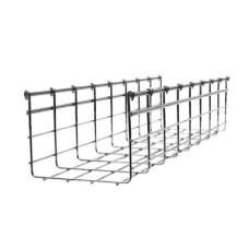 Charola Tipo Malla 116/250 mm, Acabado Electro Zinc, Hasta 462 Cables Cat6, Tramo de 3 Metros