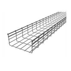 Charola Tipo Malla 166/250 mm, Acabado Electro Zinc, Hasta 660 Cables Cat6, Tramo de 3 Metros