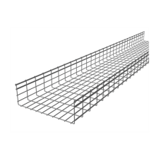 Charola Tipo Malla 166/500 mm, Acabado Electro Zinc, Hasta 1321 Cables Cat6, Tramo de 3 Metros