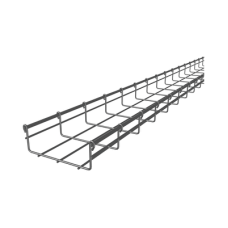 Charola Tipo Malla 54/150 mm, Acabado Electro Zinc, Hasta 129 Cables Cat6, Tramo de 3 Metros