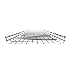 Charola Tipo Malla 54/500 mm, Acabado Electro Zinc, Hasta 430 Cables Cat6, Tramo de 3 Metros