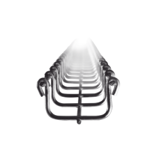 Charola Tipo Malla 33/50 mm, Acabado Electro Zinc, Hasta 26 Cables Cat6, Tramo de 3 Metros