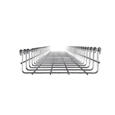 Charola Tipo Malla 66/200 mm, Acabado Electro Zinc, Hasta 210 Cables Cat6, Tramo de 3 Metros Charola Tipo Malla 66/200 mm, Acabado Electro Zinc, Hasta 210 Cables Cat6, Tramo de 3 Metros