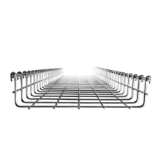 Charola Tipo Malla 66/250 mm, Acabado Electro Zinc, Hasta 263 Cables Cat6, Tramo de 3 Metros Charola Tipo Malla 66/250 mm, Acabado Electro Zinc, Hasta 263 Cables Cat6, Tramo de 3 Metros