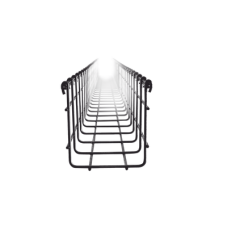 Charola Tipo Malla 116/100 mm, Acabado Electro Zinc, Hasta 185 Cables Cat6, Tramo de 3 Metros