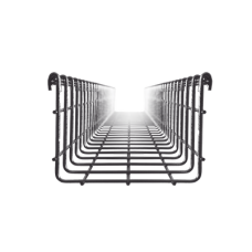 Charola Tipo Malla 116/150 mm, Acabado Electro Zinc, Hasta 277 Cables Cat6, Tramo de 3 Metros