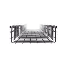 Charola Tipo Malla 116/300 mm, Acabado Electro Zinc, Hasta 554 Cables Cat6, Tramo de 3 Metros