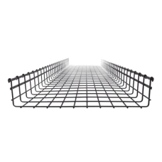 Charola Tipo Malla 116/500 mm, Acabado Electro Zinc, Hasta 923 Cables Cat6, Tramo de 3 Metros