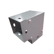 Derivación codo horizontal de 90 grados 65 x 65 mm, fabricado en lámina de acero al carbón Derivación codo horizontal de 90 grados 65 x 65 mm, fabricado en lámina de acero al carbón