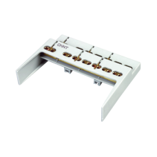 Soporte + Barra de Conexion (4 MOD) (4+2 ENTR.) IP40 Soporte + Barra de Conexion (4 MOD) (4+2 ENTR.) IP40