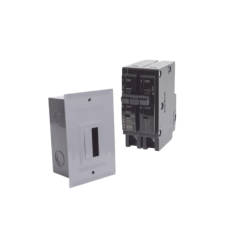 Kit Centro de Carga para empotrar con 1 Interruptor Térmico de 2 Polos, 20Amp 120/240Vca 10kA Kit Centro de Carga para empotrar con 1 Interruptor Térmico de 2 Polos, 20Amp 120/240Vca 10kA