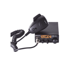 Radio móvil en banda CB de 40 canales en modulación AM con pantalla monocromática y función de PA