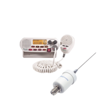 Kit de radio MRF45D | mas antena marina TX-1600-SYS. Incluye cable de 4.5 m con conectores PL-259 instalados y montaje en L Kit de radio MRF45D | mas antena marina TX-1600-SYS. Incluye cable de 4.5 m con conectores PL-259 instalados y montaje en L
