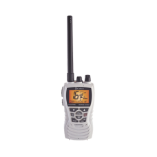 Radio portátil marino, flotante y sumergible con función de eliminación de agua de la bocina mediante vibración, potencia de RF de 6 Watts. Radio portátil marino, flotante y sumergible con función de eliminación de agua de la bocina mediante vibración, potencia de RF de 6 Watts.