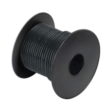 Rollo de cable grado marino calibre 14 en color negro de 100 pies (30.48 m).