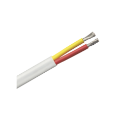 Rollo de cable plano grado marino calibre 8, de 2 conductores (rojo y amarillo) de 250 pies (76.2 m).