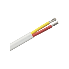 Rollo de cable plano grado marino calibre 8, de 2 conductores (rojo y amarillo) de 500 pies (152.4 m).