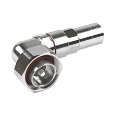 Conector DIN 7-16 Macho en Ángulo Recto para LP-450A, LDF4-50A, PIN Cautivo Conector DIN 7-16 Macho en Ángulo Recto para LP-450A, LDF4-50A, PIN Cautivo