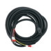 Cable de Alimentación DL600S-03-G-N-4PA / 3 Metros de Longitud / Alta Flexibilidad / 4 Pines / Color Negro / Marca Coolmay