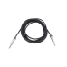 Cable de Audio | Plug 1/4 in a Plug 1/4 in Mono | Carcasa Cromada | Conectores Seetronic | Ideal para Instrumentos | Longitud 5m