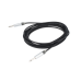 Cable de Audio | Plug 1/4 in a Plug 1/4 in Mono | Carcasa Cromada | Conectores Seetronic | Ideal para Instrumentos | Longitud 5m