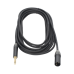 Cable de Audio | XLR 3 Polos Macho a Plug 1/4 in mono | Conector Seetronic Serie M SCMF3 - MP2X | Longitud 5m