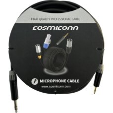 Cable 6.35mm a 3.5mm, conectores color negro MP3X-B - MTP3C-BG, length 5m