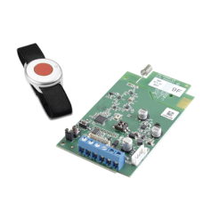 Kit de Transceptor Inalámbrico 916MHz. 2 Vías y Botón de Pánico compatible con panel Crow