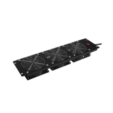 Kit de 3 Ventiladores para Montaje en Rack de 19 in, Alimentación 220 Vca con Plug IEC C14, 3 UR, Color Negro Kit de 3 Ventiladores para Montaje en Rack de 19 in, Alimentación 220 Vca con Plug IEC C14, 3 UR, Color Negro