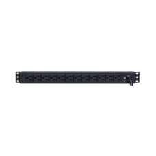 PDU Básico Para Distribución de Energía, Con 12 Tomas NEMA 5-15R Traseras, 1UR, 15 Amp, 120 Vca
