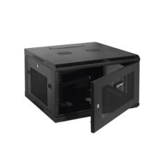 Gabinete Fijo para Montaje en Pared con Puerta Perforada, 6UR (600 x 372 x 600 mm) (An. x Al. x Prof.) Gabinete Fijo para Montaje en Pared con Puerta Perforada, 6UR (600 x 372 x 600 mm) (An. x Al. x Prof.)
