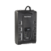 UPS de 825 VA/450 W, Topología Línea Interactiva, Entrada 120 Vca NEMA 5-15P, Tipo Gabinete Compacto, Con 8 Tomas NEMA 5-15R