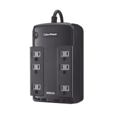 UPS de 350 VA/255 W, Topología Standby, Entrada 120 Vca NEMA 5-15P, Tipo Gabinete Compacto, Con 6 Tomas NEMA 5-15R