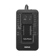 UPS de 550 VA/330 W, Topología Standby con Modo Ahorrador ECO, Entrada 120 Vca NEMA 5-15P, Con 8 Tomas NEMA 5-15R UPS de 550 VA/330 W, Topología Standby con Modo Ahorrador ECO, Entrada 120 Vca NEMA 5-15P, Con 8 Tomas NEMA 5-15R