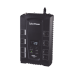 UPS de 685 VA/390 W, Topología Línea Interactiva, Entrada 120 Vca NEMA 5-15P, Tipo Gabinete Compacto, Con 8 Tomas NEMA 5-15R