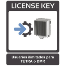 Licencia para sistemas DAMM de usuarios ilimitados para protocolo TETRA o DMR