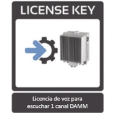 Licencia de voz para escuchar 1 canal en sist. DAMM