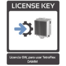 Licencia GW, para usar TetraFlex en estación base BS422 de DAMM