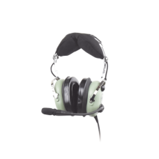 Auriculares con atenuación de ruido pasivo para radios aéreos en helicópteros